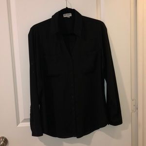 Express black portofino shirt